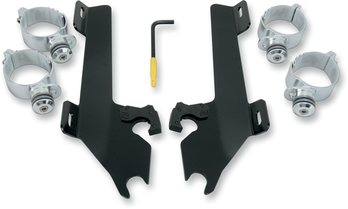 Memphis Shades #MEK1928  - Batwing Trigger Lock Mounting Kit - Kingpin - Black