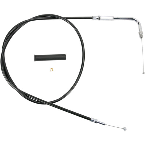 Drag Specialties - Black Vinyl Throttle Cable - 48"