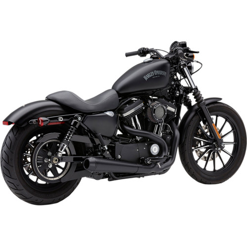 Cobra #6472B - 2-into-1 El Diablo Exhaust System - Black - 4"