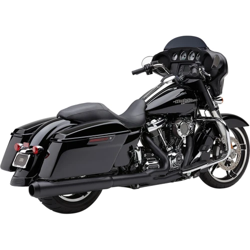 Cobra #6451RB - Powr-Flo 2:1 Exhaust - Black - '17-'20 FL