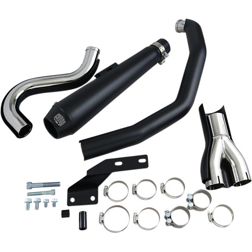 Cobra #6485B - El Diablo Exhaust - Black - '88-'06 Softail