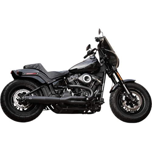 S&S Cycle #550-0788 - Super Street 2:1 Exhaust System - Black