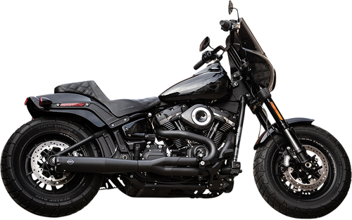 2:1 Exhaust for Softail - Black
