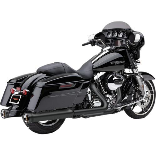Cobra #6107RB - Neighbor Hater Slip-On Mufflers - Raven Black - '95-'16 FL