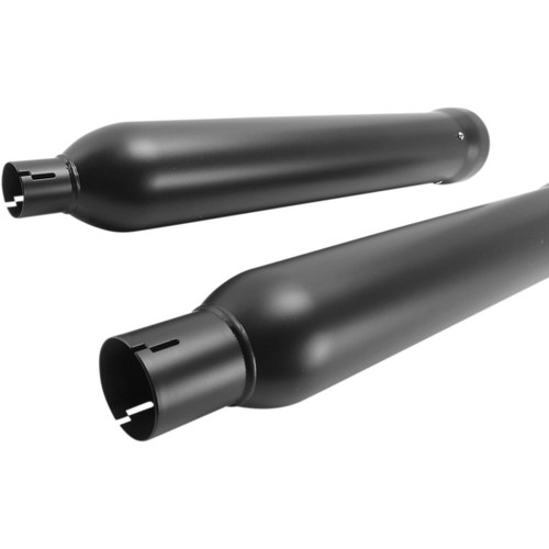 Cobra #6109RB - Neighbor Hater Slip-On Mufflers - 4-1/2" - Raven Black - FL