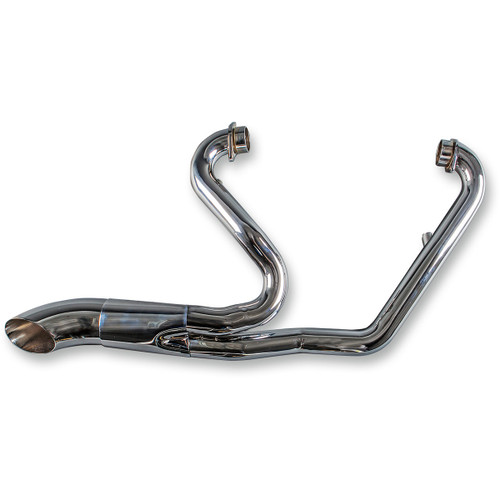 Trask #TM-3034CH - Hot Rod 2:1 Exhaust - Chrome - Victory