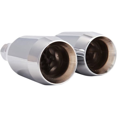 Trask #TM-3042CH - Slip-On Mufflers - Chrome - Scout
