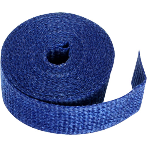 Cycle Performance Prod. #CPP/9066-50 - Fiberglass Exhaust Wrap - Blue - 2" x 50'
