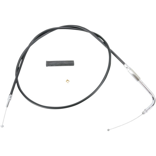 Drag Specialties - Black Vinyl Throttle Cable - 48-1/2"