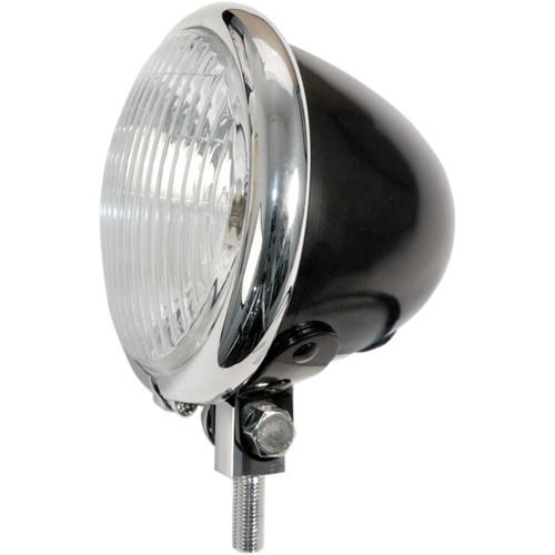 Emgo #66-84121BC - 4 1/2" Spotlamp - Black/Chrome