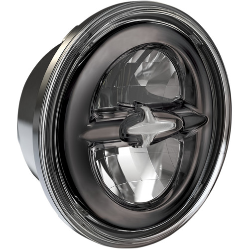 Drag Specialties - Headlamp - Reflector Style - 5-3/4" - LED - Dark Chrome
