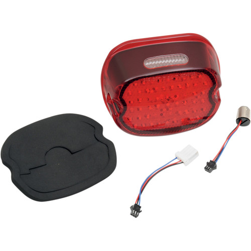Drag Specialties - Taillight - Top Tag Light - Red
