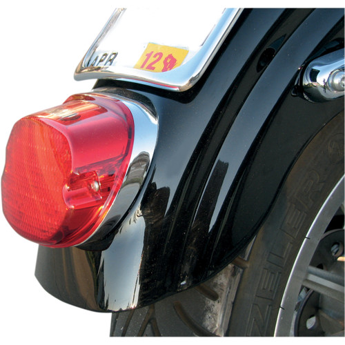 Drag Specialties - Taillight - Top Tag Light - Red
