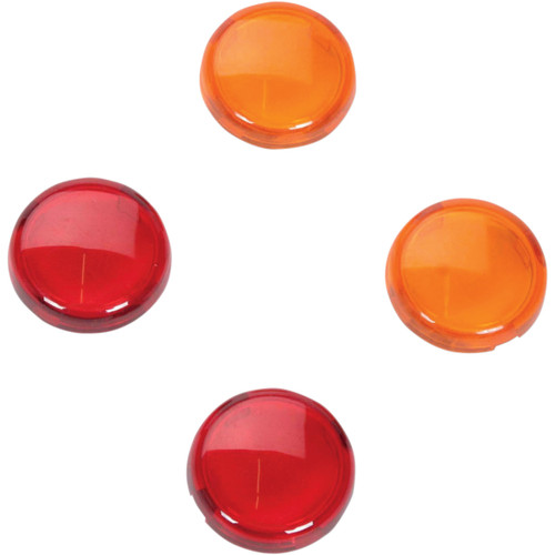 Drag Specialties - Mini-Duece Lens Kit - Amber/Red