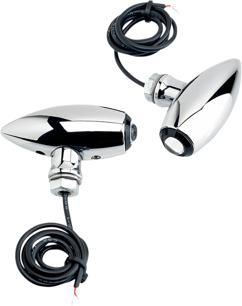 Center-Mount Astro LED Lights - Chrome/Amber
