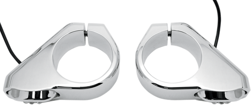 LED Marker Lights - 41 mm - Chrome