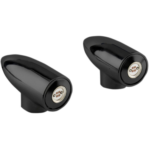 Paul Yaffe Bagger Nation #PYO:LB-F-DRL-B - LightningBullet - Marker LIghts - Amber/White - Black