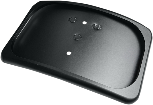 License Plate Mount - 3 Hole - Flat Black