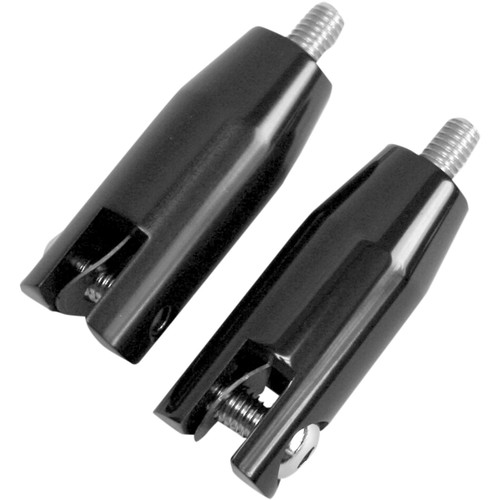 Accutronix #FPMT501-B - Rear Foot Peg Mount - Black - FLT/FLH '93-'24