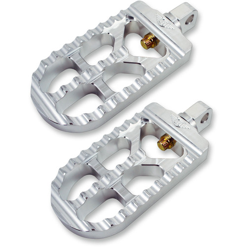 Joker Machine #08-56-2 - Adjustable Serrated Foot Pegs - Long - Aluminum
