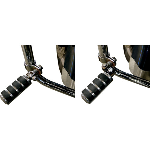 LA Choppers #LA-7202-00B - Foot Peg Relocator - Black