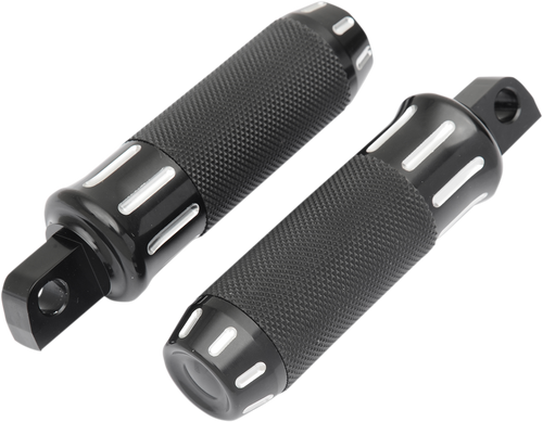 Custom Footpegs - Black Cut