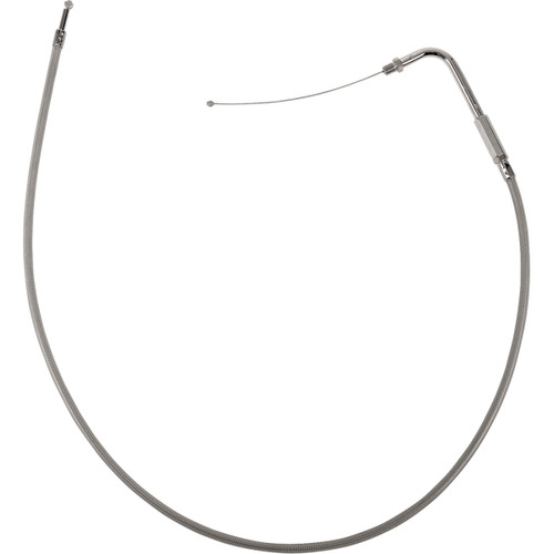 Drag Specialties - Stainless Braided Throttle Cable - 32-1/2"