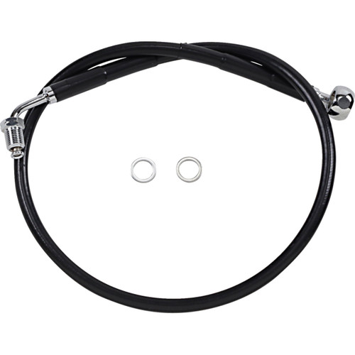 Drag Specialties - Brake Line - +4" - Black - '18-'21 Softail