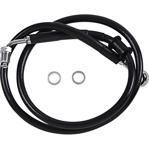 Drag Specialties - Brake Line - +8" - Black - '18-'24 Softail