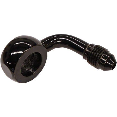 Magnum Shielding #1704-56 - Banjo Fitting - 7/16" - AN3 90° - Black