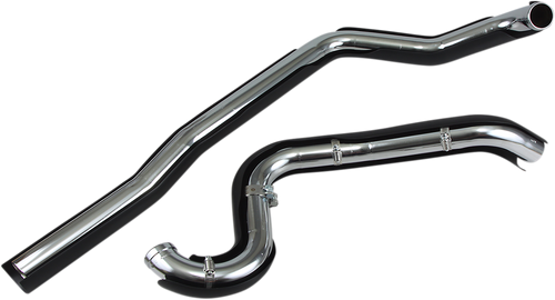 Cobra #6250RB - True Dual Headpipes - Black - '95-'06 FL
