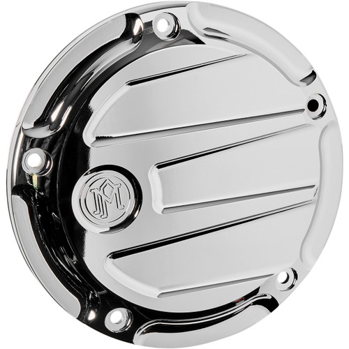 Performance Machine (PM) #0177-2075M-CH - Derby Cover - Scallop - Chrome