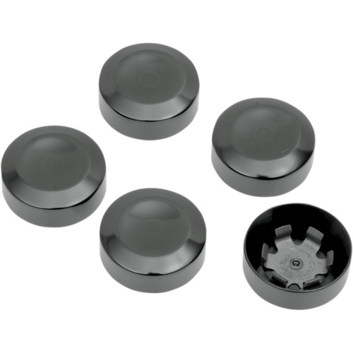 Drag Specialties - Rear Pulley Bolt Cover - Black