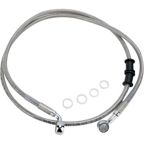 Drag Specialties - Brake Line - Front (Upper) - Stainless Steel