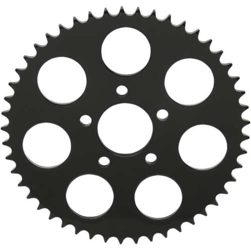 Drag Specialties - Rear Sprocket - Flat - 49 Tooth - Gloss Black - Big Twin