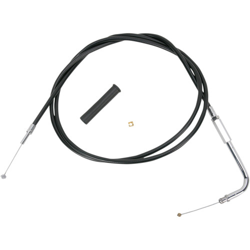 Drag Specialties - Black Vinyl Throttle Cable - 24-1/2"