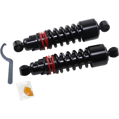 Burly Brand #B28-1207B - Slammer Plus Shocks - 10.5" - Black - FXD