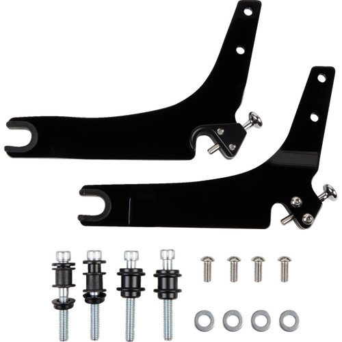 Cobra #602-2010B - Backrest Kit - 14" - Black - FLHC/S
