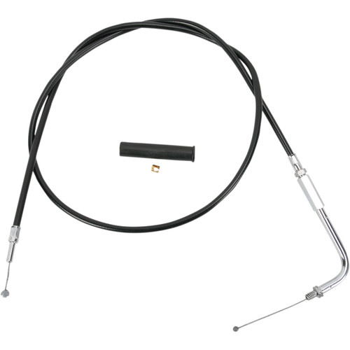 Drag Specialties - Black Vinyl Throttle Cable - 38"