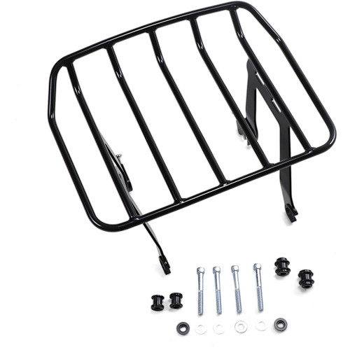 Cobra #602-2614B - Detachable Solo Rack - FLHC - Black