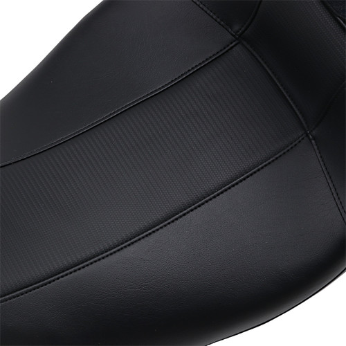 LE Pera #LK-997BRGT3 - Outcast GT Seat - 2-Up - With Backrest - Black Carbon Fiber - FL '08-'23
