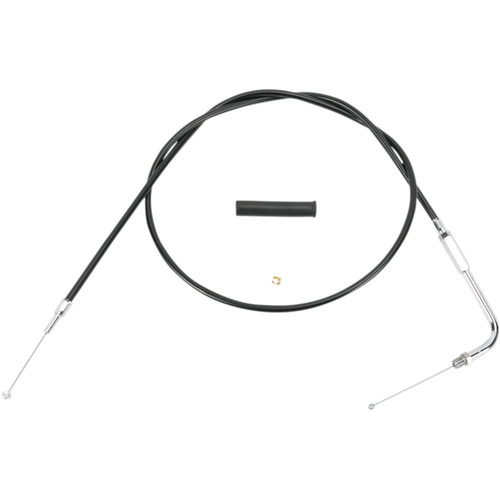 Drag Specialties - Black Vinyl Throttle Cable - 38"