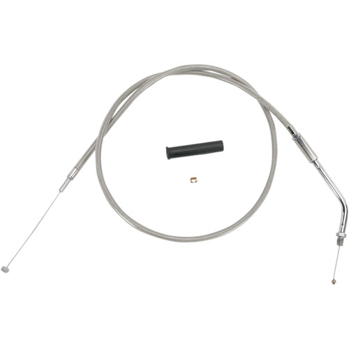 Drag Specialties - Stainless Braided Throttle Cable - 36"