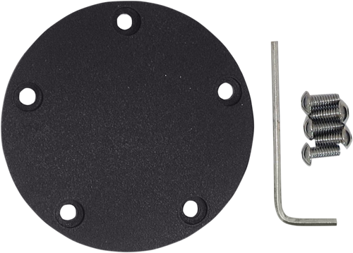 Drag Specialties Points Cover - Wrinkle Black - Twin Cam