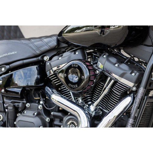 S&S Cycle #170-0366 - Air Cleaner Cover - Mini Teardrop - Black