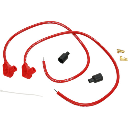 Sumax #S76281 - Spark Plug Wire - 90° - Red - Universal
