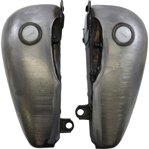 Drag Specialties - Fat Bob Style Gas Tanks - Flatside - 5 Gallon
