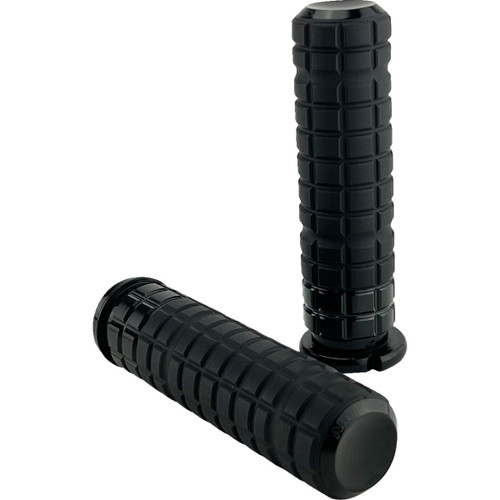 Arlen Ness #500-002 - SpeedLiner Grips - TBW - Black