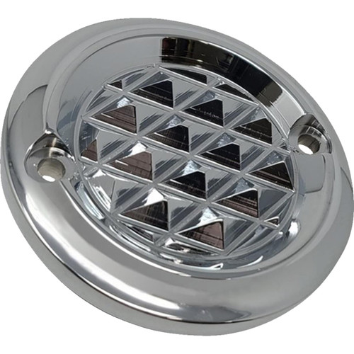 Covingtons #C3095-C - Points Cover - Diamondback - Chrome - M8