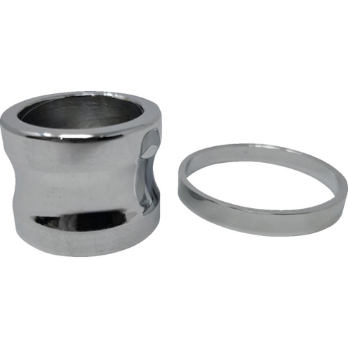 Covingtons #C0008-C - Axle Spacers - Smooth - Chrome - with ABS - Pair